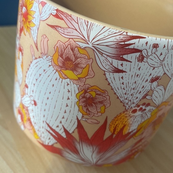 Terracotta color Starbucks desert flower 14 Oz coffee mug - Picture 2 of 3